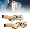 2Pcs Saxophone Neck Metal Straight Curved Accessory Replacement Set Kit