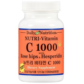 Daily Nutrition 뉴트리 비타민C 1000 로즈힙 헤스페리딘 90정 3개월 Nutri Vitamin C 1000 Rosehip Hesperidin 90 Tablets 3 Months