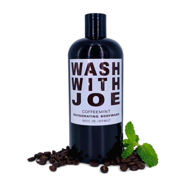 CoffeeMint - Coffee and Peppermint Body Wash for Women & Men - Vegan Body Wash, Paraben Free Body wash, Cruelty Free body Wash, (16 oz) - by Wash with Joe