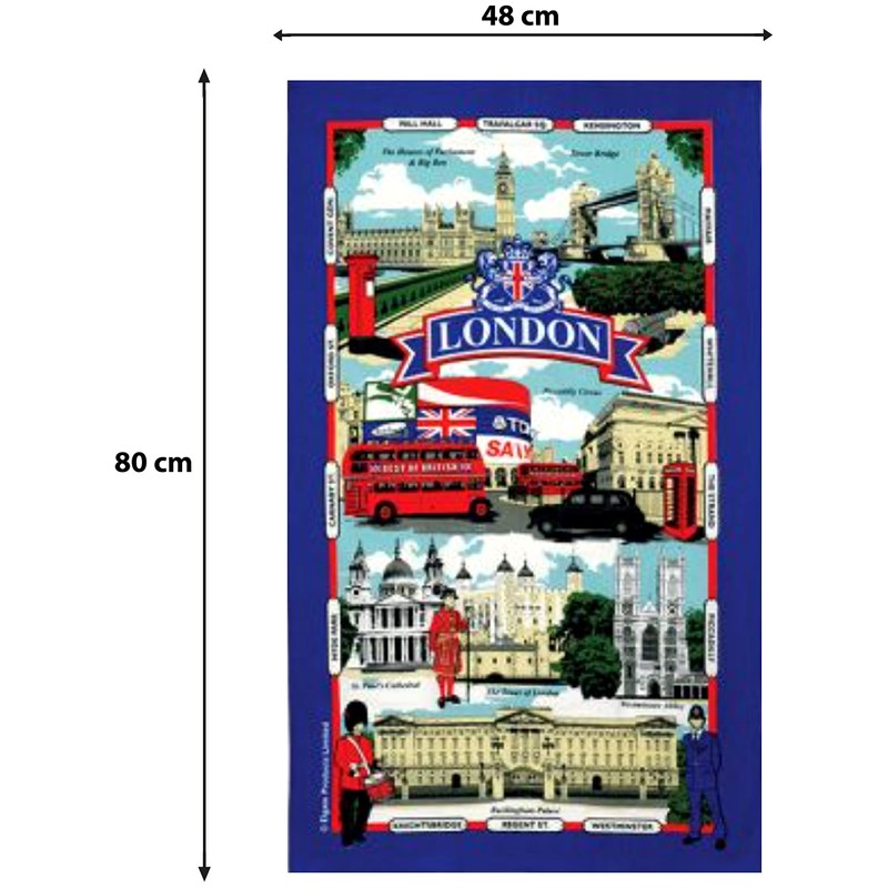 Elgate London Tea Towels Set of 2 London & Street