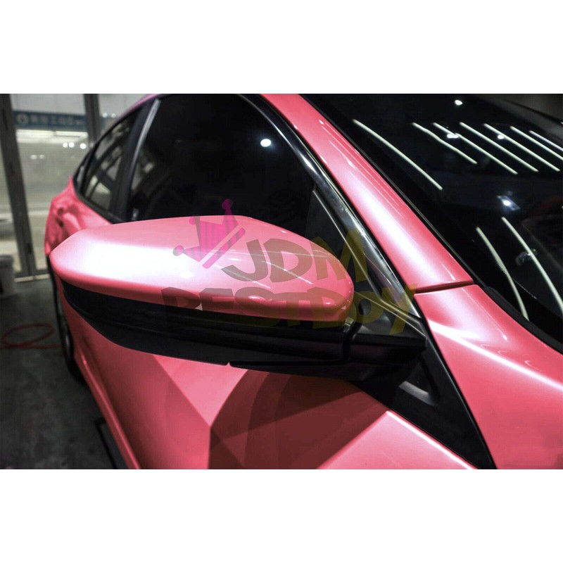 Super Gloss Metallic Pink Automotive Vinyl Wrap Car Vehicle Bubble