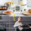 HonorMeet Digital Kitchen Triple Timer,Count-down & Count-up Tracking,Loud Buzzer Reminder,Battery