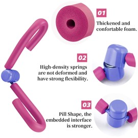 YANKUIRUI Strength Thigh Gap Trainer Thigh Trimmer Exercise Equipment Multifunctional Exerciser Arm Trainer Body Shaper(Pink)