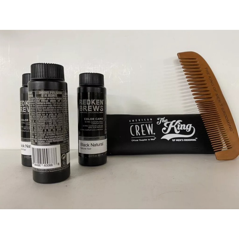 REDKEN 3 bottles REDKEN FOR MEN 5 minute color camo