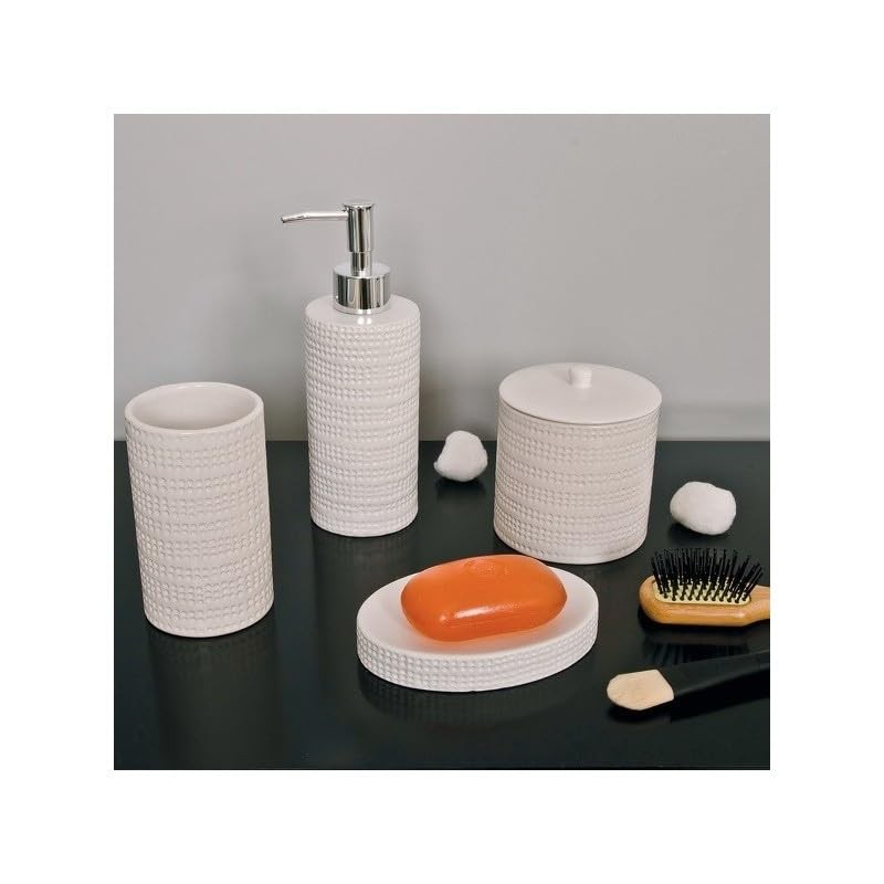 Spirella 40.07033 Venise Soap Dispenser Dolomite White 7 x 7