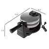 Waffle Iron - 180-Degree Flip Waffle Maker with Nonstick Plates,