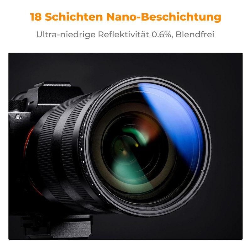 K&F Concept Nano K-Series ND Filter 55 mm Variable Grey