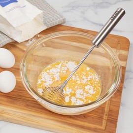 Tovolo 10" Stainless Steel Spring Galaxy Coil Whisk for Mixing, Stirring and Whipping Wet Ingredients