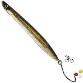 Westin Sandy Inline Sea Trout Bait, 10.5 cm, 18 g, Colour: UV Transparent Motor Oil