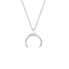 Elli Necklace Women Crescent Moon Pendant Trend in 925 Sterling
