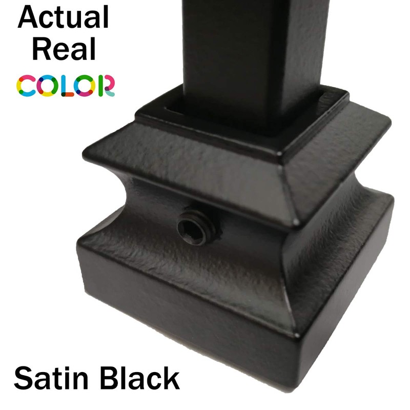 Affordable Stair Parts - Contemporary Two Ring Stair Iron Balusters