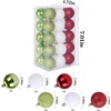 30ct Halloween Ball Ornaments, 2.36" Shatterproof Halloween Tree Decorations, Perfect