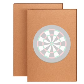 Sasylvia 2 Pcs Cork Dart Board Backer 36 x 24 x 0.5 Inch Wall Protection Dartboard Backboard Protector Dart Surround Board Backing for Wall Bulletin Display Area
