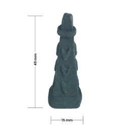 Aakriti Gallery Backflow Natural Incense Waterfall Cones Unique Shape for Backflow Incense for Prayer, Meditation, Relaxation Burner Holder (25 pcs) (Square Pyramid, Patchouli) …