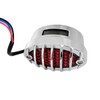 FATECIM Motorcycle Custom Oval-shaped LED Tail Light Cat Eye Rear