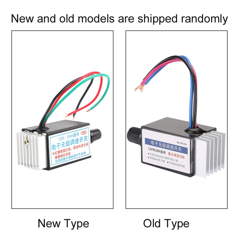 DC Motor Speed Controller, Universal DC 12 V / 24