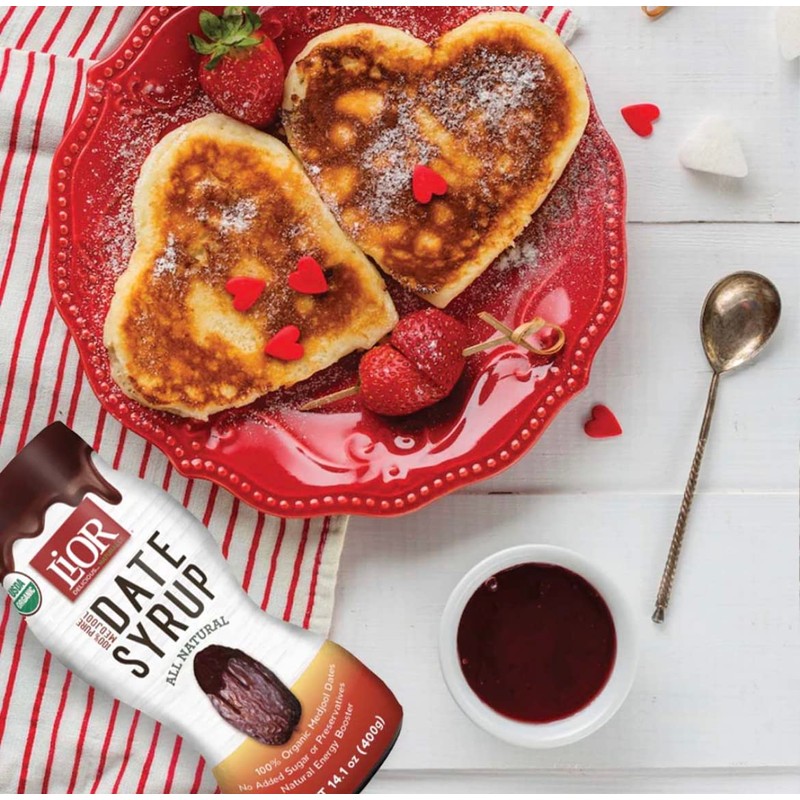 LiOR 100% Organic Pure Date Syrup, 14.1-Ounce Squeeze Bottle