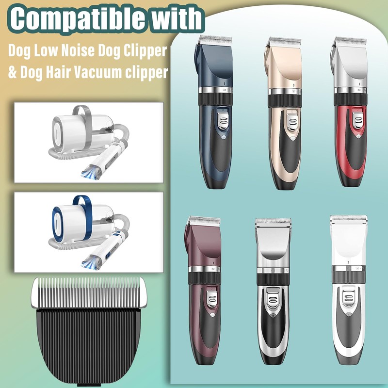 YAZIYIR 3 Pack Stainless Steel Dog Replacement Blades Compatible with