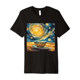 Retro Funky Ramen Pho Bowl Artistic Rave Festival Essentials Premium T-Shirt