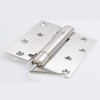 Neckip 4Pcs Self Closing Door Hinge,75mm Duty Square Stainless Steel