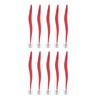 10PCS Double Layer Squid Hooks Long Handle Stainless Steel Bait
