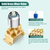 Heyalan Bathroom Shower Valve Mixer Single-Function Single Handle Shower Handle