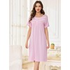 Lovasy Women's Nightdresses & Nightshirts Soft Modal Nighties for Women