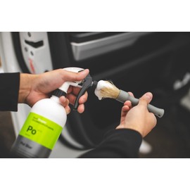 Detail Factory Boar Hair Detailing Brush Set, Comfortable Grip and Heavy-Duty Scrubbing for Interior, Exterior, Engine Bay, Wheels, Exhaust Tips, Textured Plastic