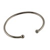 Arfasatti Sterling Silver Torque Bangle with Balls, Unisex, Handmade in