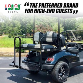10L0L Universal Golf Cart Rear Seat Safety Grab Bar Fits for Club Car EZGO, Upgrade Heavy Duty Rear Seat Hand Rail Grab Bar to Keep Safety