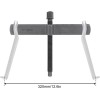 Chgimposs 12 Inch 2-Jaw Gear Puller Adjustable CR-V Bearing Puller