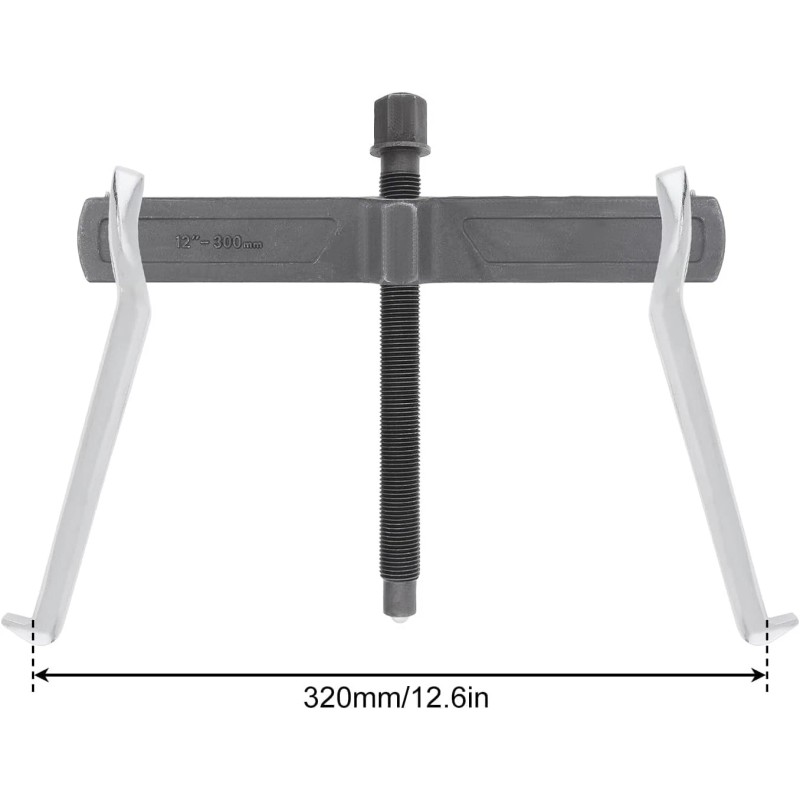Chgimposs 12 Inch 2-Jaw Gear Puller Adjustable CR-V Bearing Puller