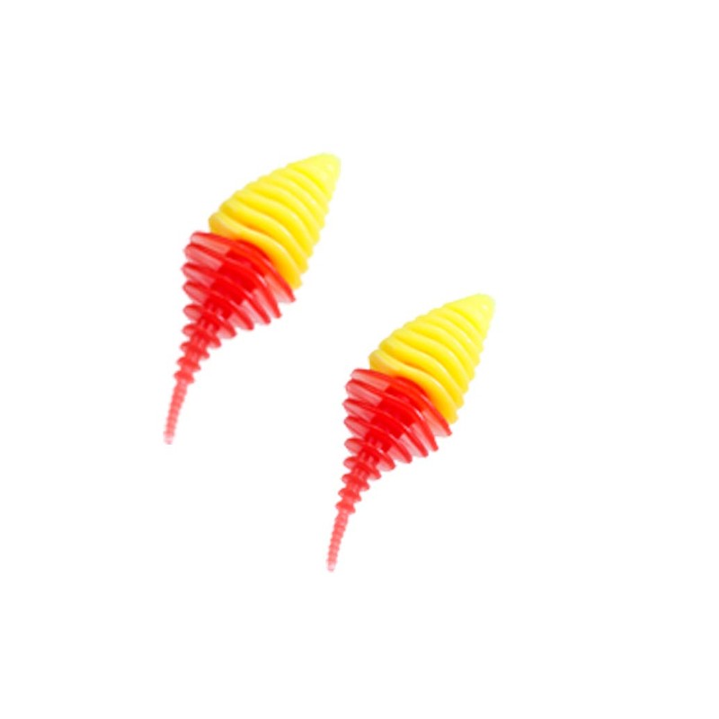 UL Fishing Trout Bait Set with Rubber Worm Rubber Bait