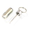 Mini Keychain Airtight Storage Bottle Portable with Screw Cap Storage