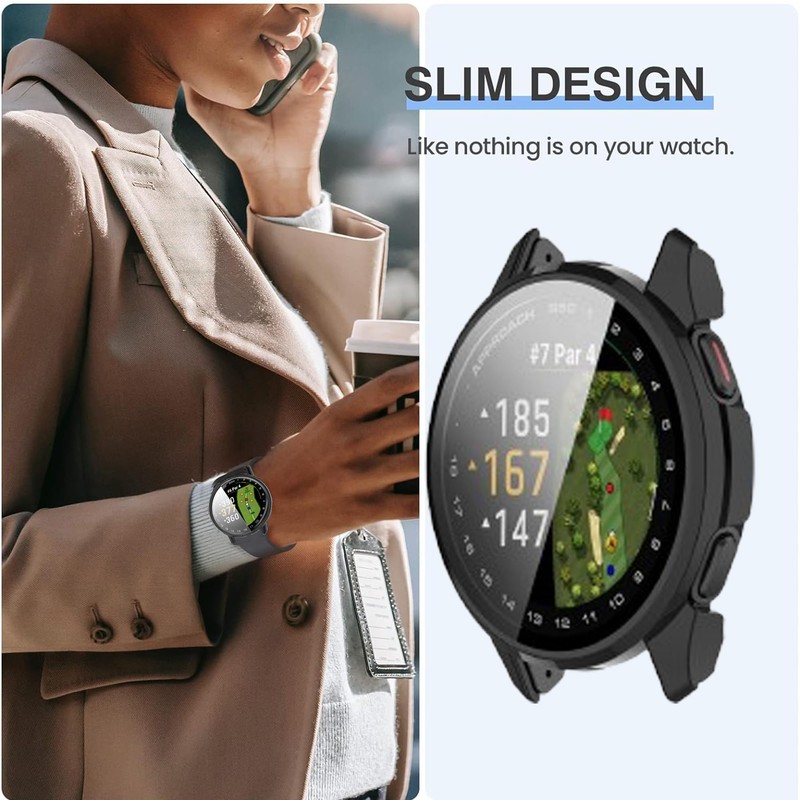 Compatible for Garmin Approach S50 Case, Lamshaw Hard PC Case