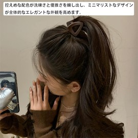 ヘアクリップ 3個セット バンスクリップ 三角ヘアクリップ ヘアスタイルデザイン ヘアアクセサリー 3色 ファッション 無地 日常 プレゼント