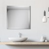 Empire Art Direct Modern Frameless Wall Mirror, 1" Beveled Mirror,