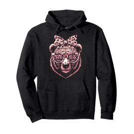 Cute Mama Bear Mom Mommy Funny Mothers Day Women Child Pullover Hoodie