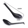 4 Pieces Soup Spoons, Plastic Soup Spoon, Wonton Soup Spoon