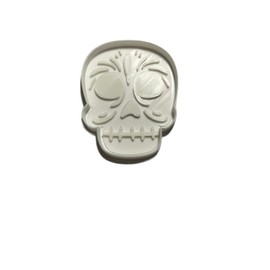 Calavera Sugar Skull Fondant Cookie Cutter AND Stamp #1569