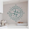 Antique Compass Stencil, 14 x 14 Inch (L) - Vintage