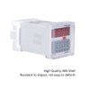 DH48J-A Digital Counter Delay Time Relay LED Display 1-999900 11-Pin
