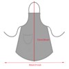 FAIRYGATE Pinafore Apron Adjustable Kitchen Cotton Apron With Pockets for