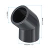 PATIKIL UPVC Pipe Fitting, 2 Pack 45 Degree Elbow Pipe