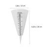 CAXUSD 2pcs Rain Gauge Outdoor Measuring Cup for Weather Monitoring