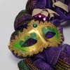 Mardi Gras Wreaths for Front Door 18 Inch Mardi Gras