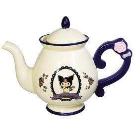 Sanrio SAN4355 Chromi Teapot, Approx. 20.3 fl oz (600 ml), Flower, Retro, Sanrio Goods, Tableware