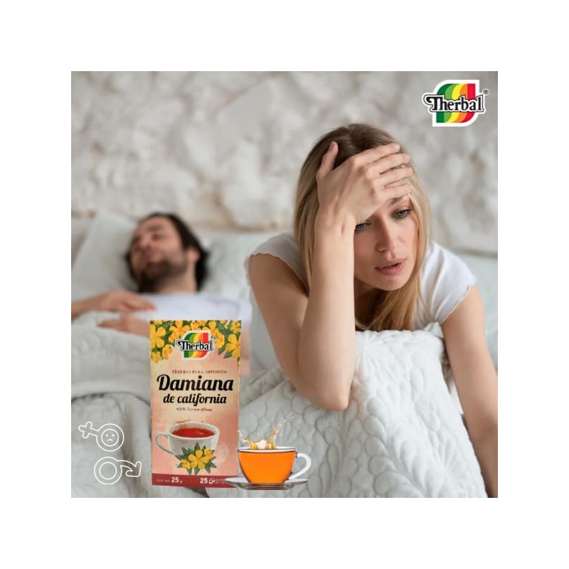 Therbal – Damiana de California Herbal Tea (25 Tea Bags)