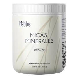 Mica mineral Bronce uso en maquillaje y cremas cosmeticas Hebbe Cosmetics & Ludika 100g