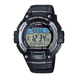 Casio W-S220 Watch, Casio Collection, multicolor (black / silver), Newest model